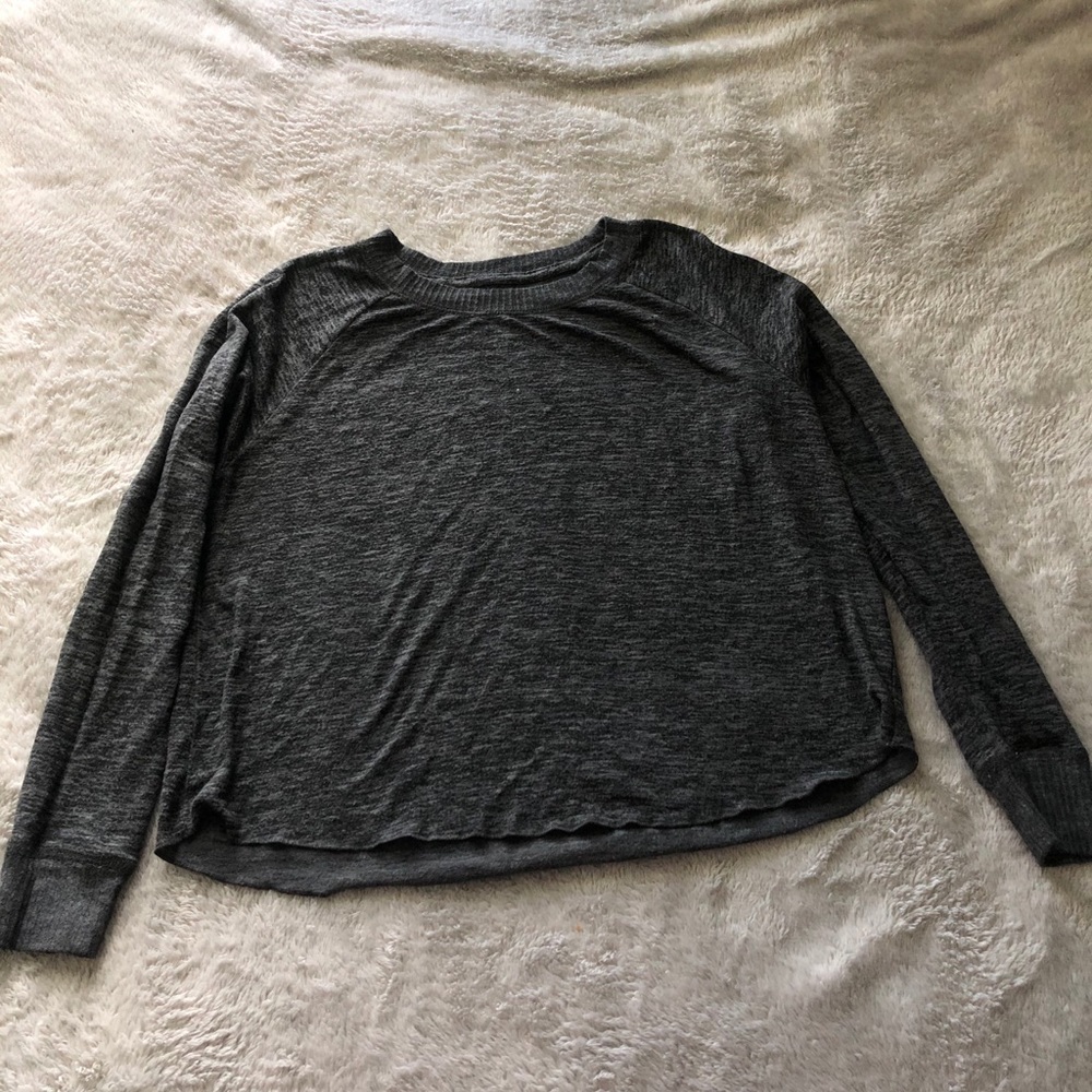 Aeropostale Grey Cropped Sweater